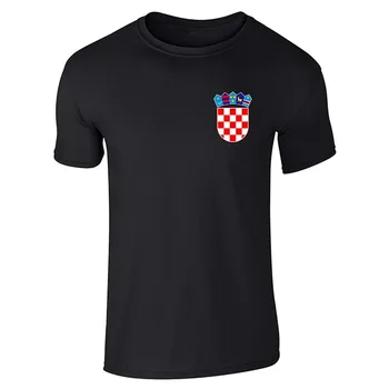 Kroatijos Vyrų Futbolo Legenda Soccers Retro Komanda trumpomis Rankovėmis T-Shirt