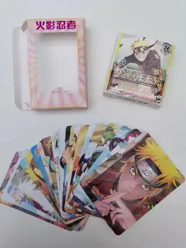 2 in1 Japonijos Anime Naruto Uzumaki Naruto simbolių Pokerio žaislas Cosplay stalo Žaidimo Kortelės Hardcover poker playing cards 