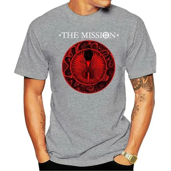 2021 Mados atsitiktinis medvilnės marškinėliai Naujos Misijos anglų Roko Grupė vyrai
