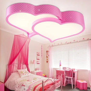 Kūrybos širdies formos LED lubų šviesos, romantiškas miegamasis žibintai, vestuvių kambario lempos tyrimą, vaikų kambario Lubų lempa 110-240V