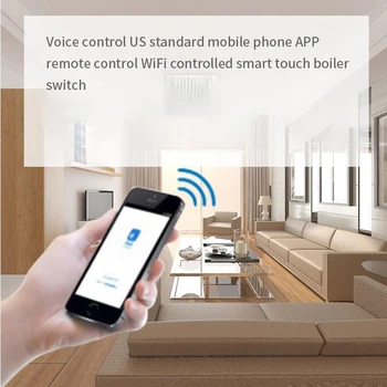 Wifi Smart Katilo Jungiklis Touch Panel Vandens Šildytuvas Laikmačio Jungiklio, Smart Gyvenimo Tuya APP 