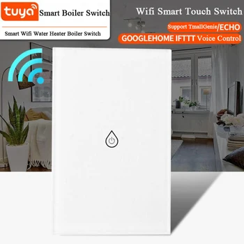 Wifi Smart Katilo Jungiklis Touch Panel Vandens Šildytuvas Laikmačio Jungiklio, Smart Gyvenimo Tuya APP 