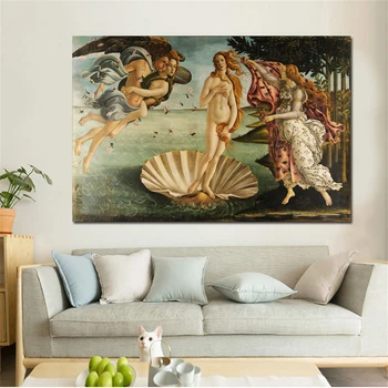 Sandro Botticelli Meno Tapybos Drobės Spausdinti Kambarį Namo Apdaila Meno Kūrinius, Šiuolaikines Sienos Meno Aliejaus Tapybai Plakatai Nuotrauką