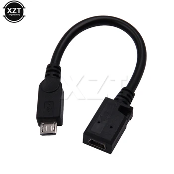 1pcs Mini USB, Mikro USB prievadą M/F naujų Jungties Adapterio Kabelį UniversalCompatible su 1.1 ir 1.0 Prietaisai