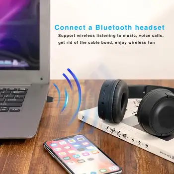 USB Bluetooth 5.0 Adapteris Nemokamai Ratai Stalinio Kompiuterio 