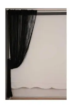 Dekoratyvinių Plokščių Juodos String Užuolaidų Mygtukas Skydelis nuo Saulės Pavėsyje 300x270cm Namų Tekstilės Aksesuarai, Dekoro Nemokamai Stiklo Krovinių iš Turkijos