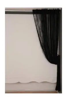 Dekoratyvinių Plokščių Juodos String Užuolaidų Mygtukas Skydelis nuo Saulės Pavėsyje 300x270cm Namų Tekstilės Aksesuarai, Dekoro Nemokamai Stiklo Krovinių iš Turkijos