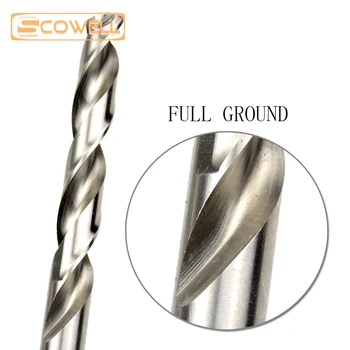 30% nuolaida SCOWELL 13PCS HCO M35 Twist Drill Bits Nerūdijančio Plieno Gręžimo karūnos Rinkinys 1,5 mm iki 6,5 mm Kobalto Grąžtų Aštrių Sumažinti Krašto DIN338