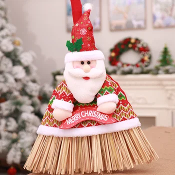 Santa Claus Sniego stiliaus Namų Šluota rankovės Kalėdų Pakabukas Dekoracija šluota Festivalis Šalis Naujųjų Metų Dekoracija 40% nuolaida