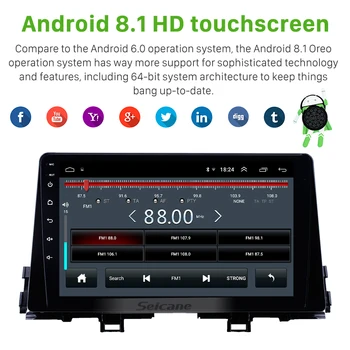 Seicane Android 9.1 Automobilio Radijo Multimedia Vaizdo Grotuvas, Navigacija, GPS 2din už Kia Rytą 2016 paramos DVR SWC AUX 