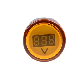 22mm voltmeter AD16-22DSV AC 60-500V voltų įtampos indikatorius metrų voltas metrui Indikatorius voltmetras Atsitiktiniai 1PCS