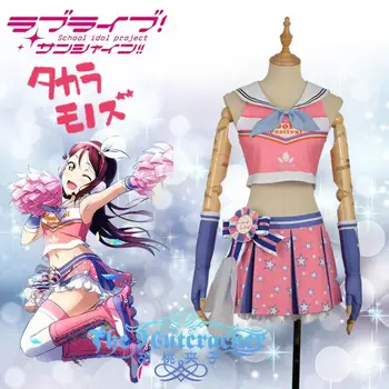 Anime Love Live! Saulės Sakurauchi Riko Cheerleader Vienodas Šalis Suknelė Cosplay Kostiumas Moterims Helovinas Nemokamas Pristatymas 2020New