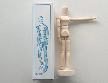 20cm komiksų carton eskizas modelis lėlių vyras bendras medienos lėlės