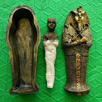 Karstą pakilo europos sąjungos oficialusis gauti turtingas amžinai mylėti Egipto faraonas po įmantrus mumijos psichologinės smėlio Namuose, skulptūra, statula