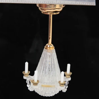 3 VNT 1:12 Lėlių Minatures Įvairių Rūšių Šviesos diodų (LED) Lempos Modelis Lėlių namelio Apdaila