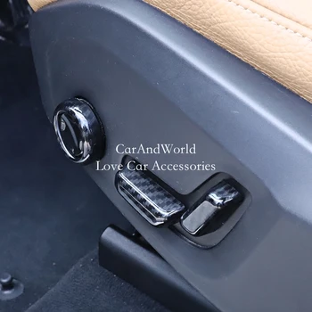 Volvo XC60 2018-2020 XC90 S90 Interjero Formavimo Sėdynės Koreguoti Jungiklis, Mygtukas Rėmo Dangtis Skydelio Apdaila ABS Chrome 