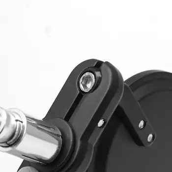22mm Motociklo Rankena Juosta Pabaigos galinio vaizdo Šoniniai Veidrodžiai Universalus Cafe Racer Juodo Aliuminio Veidrodis Motociklą Priedai