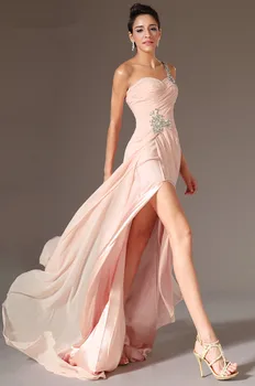 Skaistalai, Vakaro Suknelės Undinė Vieną petį Šifono Kristalai Ritininės Ilgai Oficialią Šalies Vakare Gown Prom Dresses Chalatas De Soiree