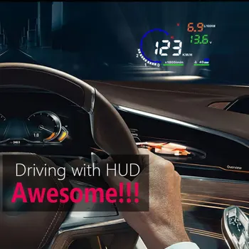 Liandlee savarankiška, HUD Automobilių Head Up Display Už Ford Focus 2 2010-2018 M. Saugaus Vairavimo Ekrano TPD Duomenys Projektorius į priekinį Stiklą