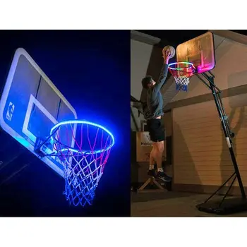 LED Krepšinio Lankai Šviesos Lempos Šaudyti Ratlankiai Saulės Šviesos Žaisti Naktį, Led Juostos Lempos Krepšinio Ratlankio Naktį Sporto Šviesos