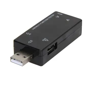 3V-30 V USB Testeris Digital Voltmeter Srovė Įkroviklio Talpa Matuoklis Galia Testeris Detektorius Maitinimo Banko Įkroviklio Indikatorius