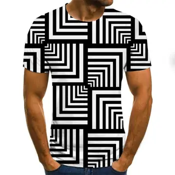 Vyriški Marškinėliai 2020 Juokinga Atspausdintas Trumpas Rankovės Tshirts Vasaros Hip-Hop Atsitiktinis Viršūnes Tees Streetwear