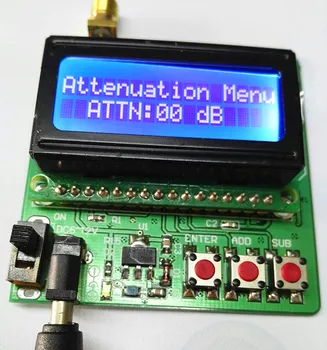 Skaitmeninių radijo DAŽNIŲ Galios Matuoklis -75~+16dBm Reguliuojama Vairo Slopinimas Ypatingai mažas LCD ekranas Automatinis Apšvietimas