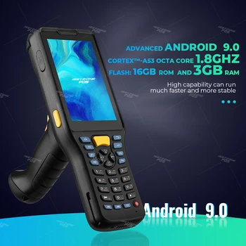 Issyzonepos Patikima Sandėliuose Android 9.0 Skaitytuvas PDA Delninukas 2D Brūkšninio kodo Skaitytuvas Honeywell Inventorizavimo Duomenimis Kolektorius