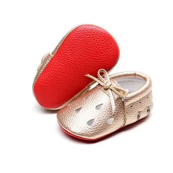 0-24M Bamblys Baby Girl Minkštos PU Princesė Batai Lankas Tvarstis Kūdikių Prewalker Naujas Gimęs Kūdikis Shoes1