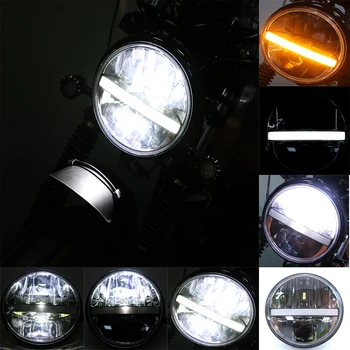 Motociklo Universalus LED Žibintas Aukštos artimąsias DC 12V Moto 7