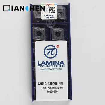 Originali originalus, aukštos kokybės ir didelio našumo LAMINA CNMG 120408 NN LT1000 (10vnt/lot) volframo Karbido Pjovimo įrankiai, įdėklai