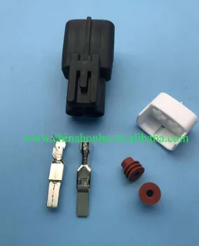 2 pin 4.8 mm male auto elektroninių būsto kištukas, laidas pajungti jungtis automobilių laido kištukas 90980-11409