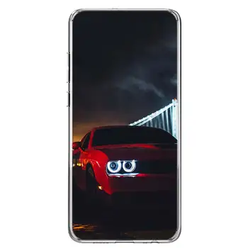 Mėlyna Raudona Automobilį, Telefoną Atveju Huawei P40 30 P20 P10 Mate 10 20 30 Lite Pro P Smart Z 2018 Plius 2019 Padengti Shell Coque