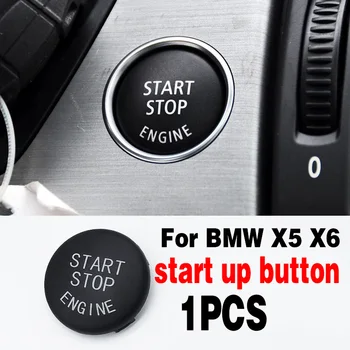 Keyless pradėti pereiti Transporto priemonės galia pradėti jungiklis Spalva Juoda Variklio Paleidimo išjungimo Jungiklis Mygtukas BMW X5 X6