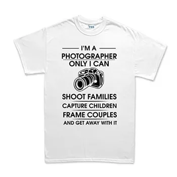 Vyrų mados T-shirt Juokingi Marškinėliai aš esu Fotografas, Fotografija Mens atsitiktinis marškinėliai