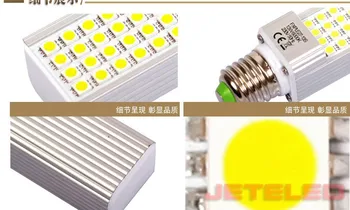 G24 led lemputės SMD 5050 led kukurūzų lempa 6W 9W 7W 10W 12W 14W 15W Šiltas/Balta AC85-265V patalpų namuose akiratyje