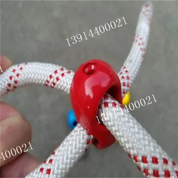 Laipiojimo ryšio virvę, apkabos, ryšio linijos 8 formos virvės fiksatorius virvę plastikinė sagtis