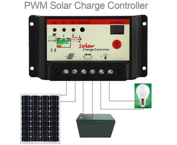 PWM 12v/24v saulės sistemos valdiklis su 100w lanksčias saulės skydelis rinkinys