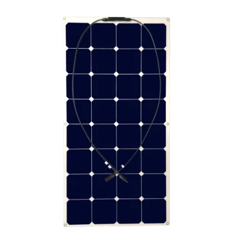 PWM 12v/24v saulės sistemos valdiklis su 100w lanksčias saulės skydelis rinkinys