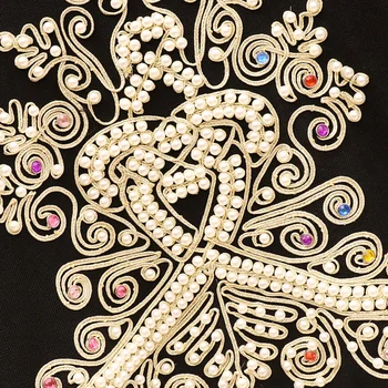 Puikus kokybės deimantų duobute mezgimo kostiumai moterų sunkiosios pramonės duobute gėlių ilgomis rankovėmis megztinis + kelnės dviejų dalių rinkiniai F168