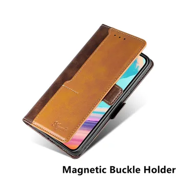 PU odos, magnetinė sklendė, telefono dėklas kortelių lizdai laikiklis dėklas, skirtas Xiaomi Redmi K30 Pro/Xiaomi Redmi K30 flip cover stovėti funda