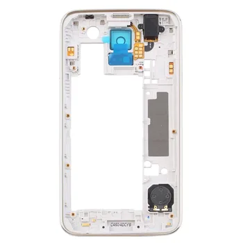 Pakeitimo Viduryje Bezel Atgal Rėmelis, Korpuso Dangtelis Skirtas Samsung Galaxy S5 i9600 G900F G900H Mobiliojo Telefono Dalys Ir Priedai.