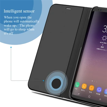 Smart veidrodis, Flip Case For Huawei 30 P20 Mate 20 Pro Lite Y5 Y6 Y7 Y9 P Smart Z 2019 Plius Garbę 20 9X Pro 8X Atveju Fundas