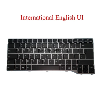 Nešiojamas JI BUS TI UI Klaviatūra Fujitsu Už Lifebook Q775 Q737 Q736 CP683303-03 CP672986-03 Italija Belgija Tailandas anglų naujas