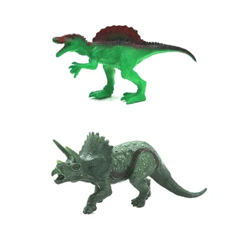 12PCS Dinozaurų Parkas Didelių Dinozaurų Žaislas Tikroviška Laukinių Gyvūnų Pavyzdį Berniukas Vaikams Imituoti Dinozaurų Žaislai Vaikams