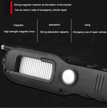 Naujas LED Su Magnetinių COB Automobilių techninė Priežiūra lengvi Šviesiai Daugiafunkcinis Įkrovimo Nešiojamų Lauko Apšvietimas Žibintuvėlis