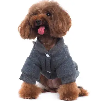 Naujas šiltas medvilnės pliušas naminių šunų drabužius Čihuahua drabužius augintinio kailis rudens ir žiemos drabužių Naujas Atvyko