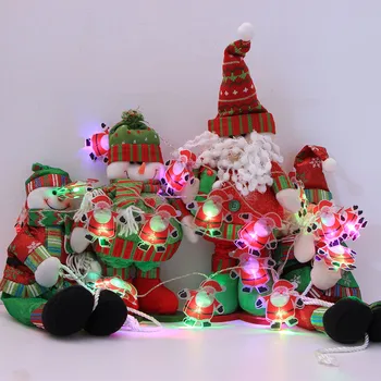 Kalėdų Santa Claus 3,0 m 16 LED Žibintai Šalis Dekoro Lauko, Patalpų Kalėdos Lempos Sode Dekoratyviniai Reikmenys Lašas Laivybos