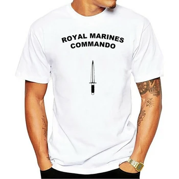 2021 Laisvalaikio Mados medvilnės O-kaklo marškinėliai Royal Marines Commando vyrų armija trumpą Dviejų Pusių tee MUMS, plius dydis S-3XL