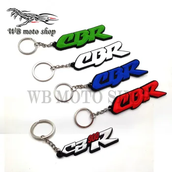 Naujų Motociklų MINKŠTOS GUMOS Keychain paketų prižiūrėtojų raktinę Žiedas raktams/Grandinės logotipas HONDA CBR CBR600RR CBR1000RR CBR250 CBR500R 900 929 954
